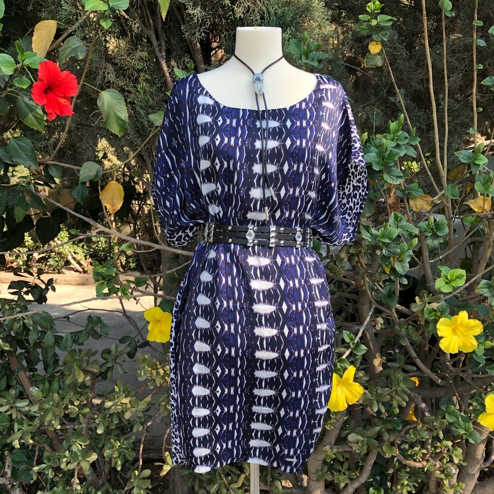 FORNARINA Leopard Tunic Dress